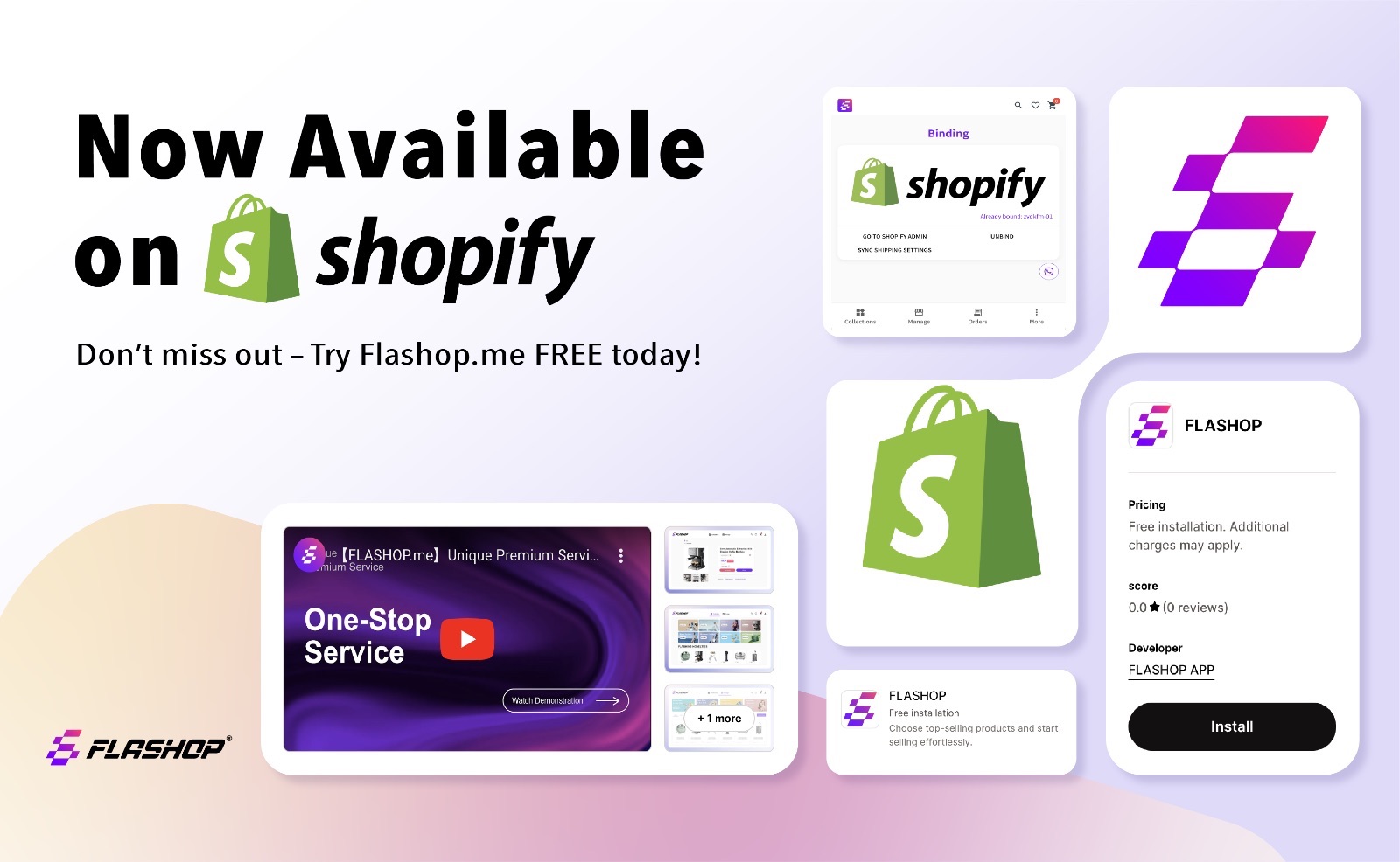 FLASHOP.me Launches on the Shopify App Store.