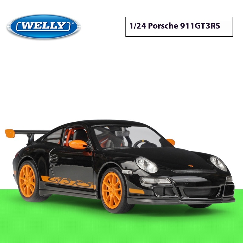 WELLY 1:24 Porsche 911 (997) GT3 RS Simulation Alloy Car Model Collection
